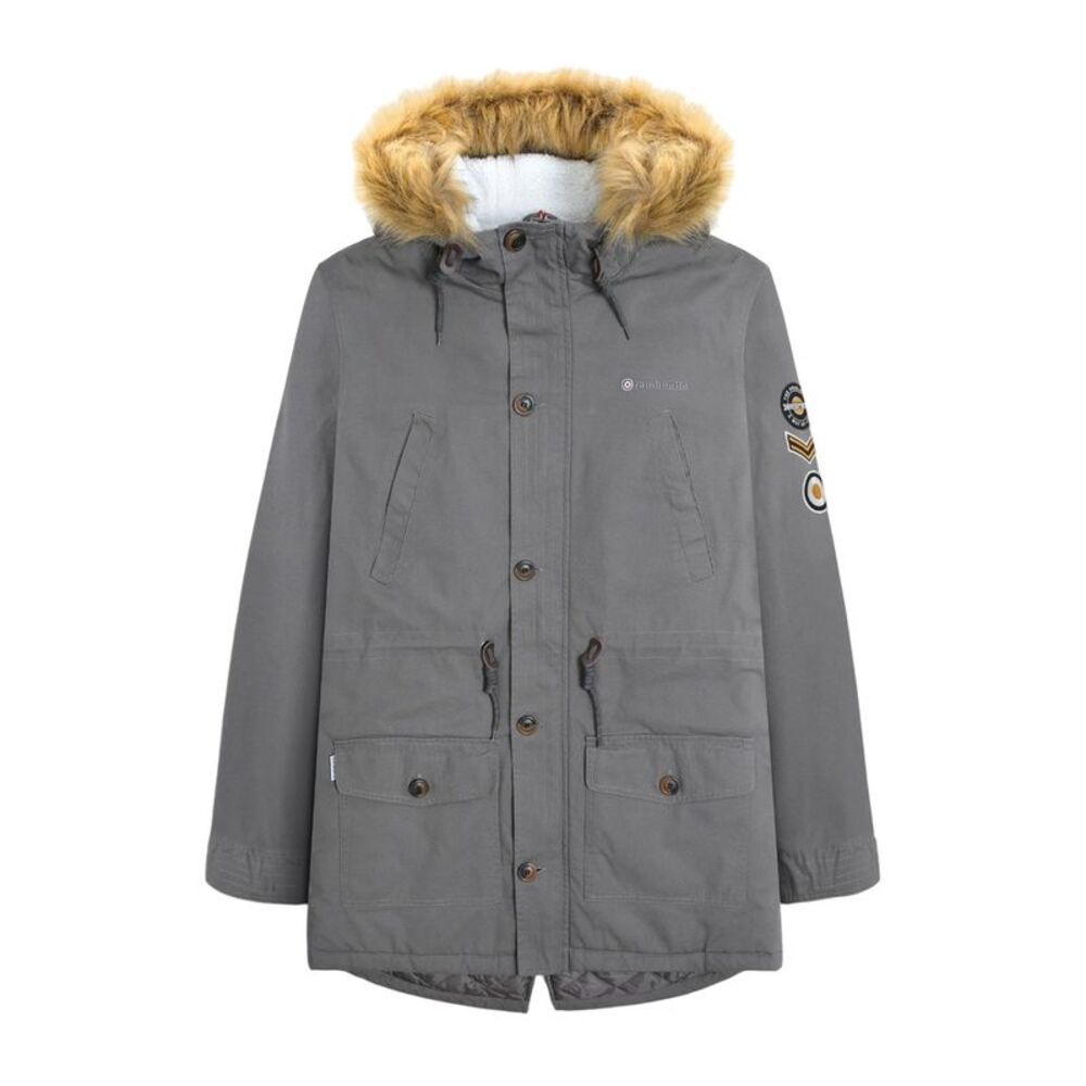 Lambretta Mens Sherpa Lined Parka / Iron